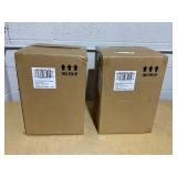 LOT OF 2 3.1 Gal Round Step Trash Can - Brightroom