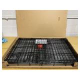 Wire Collapsible Dog Crate - Black - Boots & Barkley- Large