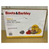 Wire Collapsible Dog Crate - Black - Boots & Barkley- Small