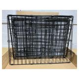Wire Collapsible Dog Crate - Black - Boots & Barkley- Small