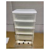 IRIS USA 5 Drawer Wide Storage Drawer Cart with Caster Wheels