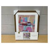 2PCS 16" x 20" Painterly Collage Framed Under Glass Wall Art Prints - Threshold