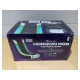 X Rocker Horizon RGB LED Audio Floor Rocker Gaming Chair