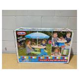 Little Tikes Easy Store Jr. Play Table with Umbrella