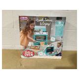 Little Tikes Retro 50s Inspired Oven Realistic Pretend Play Kitchen Appliance