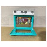 Little Tikes Retro 50s Inspired Oven Realistic Pretend Play Kitchen Appliance