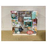 Little Tikes Retro 50s Inspired Oven Realistic Pretend Play Kitchen Appliance