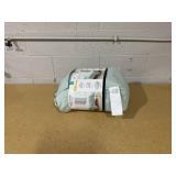 Mainstays 5-Piece Reversible Bed in a Bag Comforter Set with Sheets, Sage, Twin-XL