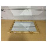 24"x30" Burl Wood Wall Mirror - Threshold designed with Studio McGee