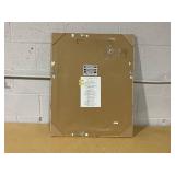 24"x30" Burl Wood Wall Mirror - Threshold designed with Studio McGee