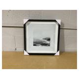20" x 20" Foggy Shore Framed Wall Art - Threshold designed with Studio McGee: Modern MDF & Glass, Sawtooth Back, Polystyrene Frame