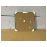 20" x 20" Foggy Shore Framed Wall Art - Threshold designed with Studio McGee: Modern MDF & Glass, Sawtooth Back, Polystyrene Frame