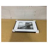 Trademark Fine Art Brooklyn Bridge 2 White Matte Artwork by CATeyes, 16 by 20-Inch, Black Frame