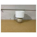 Round Faux Wood Lamp Base Brown - Threshold designed with Studio McGee