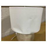 Round Faux Wood Lamp Base Brown - Threshold designed with Studio McGee