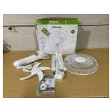 Holmes 16" Blade Breeze Manual Stand Oscillating Fan White