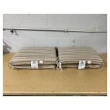 LOT OF 2 43"x21" Woven Outdoor Chair Cushion - Threshold
