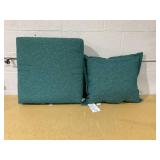 18"x18" Outdoor Square Decorative Pillow and Cushion Threshold