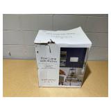 Etagere Power Source Shelf Floor Lamp Black Metal/Wood - Threshold