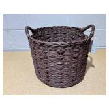 Threshold Round Rattan Decorative Basket
