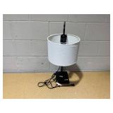 Knox Adjustable Shaded Table Lamp Black - Threshold