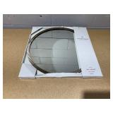 Pleated Brass Round Wall Mirror Antique Finish - Hearth & Hand with Magnolia