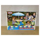 Little Tikes Easy Store Jr. Play Table with Umbrella