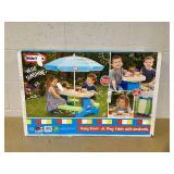 Little Tikes Easy Store Jr. Play Table with Umbrella