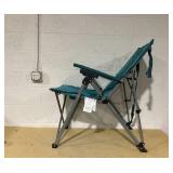 3 Position Tension Recliner Outdoor Portable Camp Chair Green - Embark