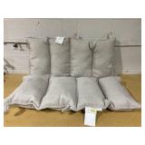 LOT OF 2 43"x21" Heathered Outdoor Chair Cushion - Threshold