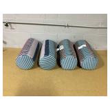 LOT OF 4 20"x8" Broken Bars Outdoor Bolster Pillow - Threshold