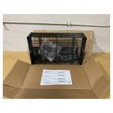 4 Tier Wire Shelving Black - Brightroom: Steel Utility Storage, Adjustable Feet & Shelves