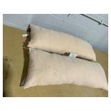 2PCS 14"x36" Vertical Stripe Decorative Lumbar Throw Pillow Blush - Hearth & Hand with Magnolia