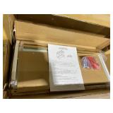 Meter & Cross Sivil 24 Inch Brass Modern Glam Side Table