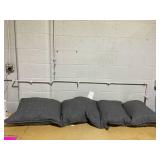 78"x24" Heathered Outdoor Chaise Lounge Cushion - Threshold