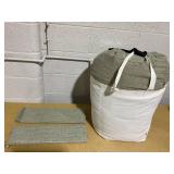 3PCS King Size Washed Loop Stripe Duvet Cover Bedding Set - Hearth & Hand with Magnolia