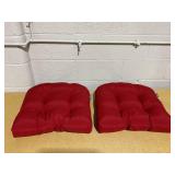 2PCS Pillow Perfect Monti Chino Solid Indoor/Outdoor Wicker Patio Seat Cushion Reversible