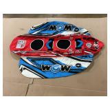 WOW Sports Super Sub 1-2 Person Towable, Waterskiing Towables for Children to Adult Ages 12+