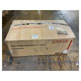 2PCS Edwin Outdoor Acacia Wood Loveseat and Coffee Table Set with Cushions