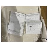 2PCS Edwin Outdoor Acacia Wood Loveseat and Coffee Table Set with Cushions