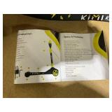 Kimi 2025 Model Kids Toddlers 3-Wheel Electric Scooter, Adjustable, Tsa Approved, Age 2-9, 5Mph, Lights, 10 Miles Range + Charger