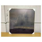 36" x 36" Moody Landscape Framed Wall Art - Threshold Designed with Studio McGee