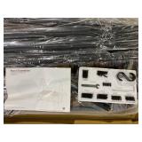 Rectangle A-Frame Pergola Patio Dining Table Black - Room Essentials