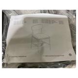 2PCS Telstar Mid-Century Modern Mixed Material Dining Chair - Threshold