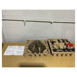 Smoked Glass Floor Lamp Black - Threshold