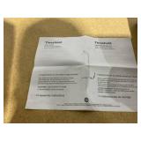 Smoked Glass Floor Lamp Black - Threshold