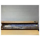 King Size Zinus 4" Metal Box Spring with Wood Slats, Mattress Foundation