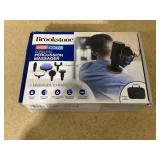 Brookstone Cordless Hot and Cold Percussion Deep Tissue Massager Gun, 6 Intensity Levels