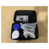 Brookstone Cordless Hot and Cold Percussion Deep Tissue Massager Gun, 6 Intensity Levels