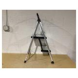 Cosco 2 Step All Aluminum Step Stool: Silver, 225 lb Capacity